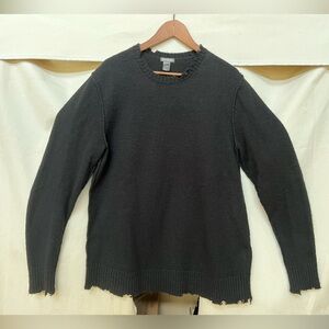 H&M Divided Men's Black Crewneck Sweater